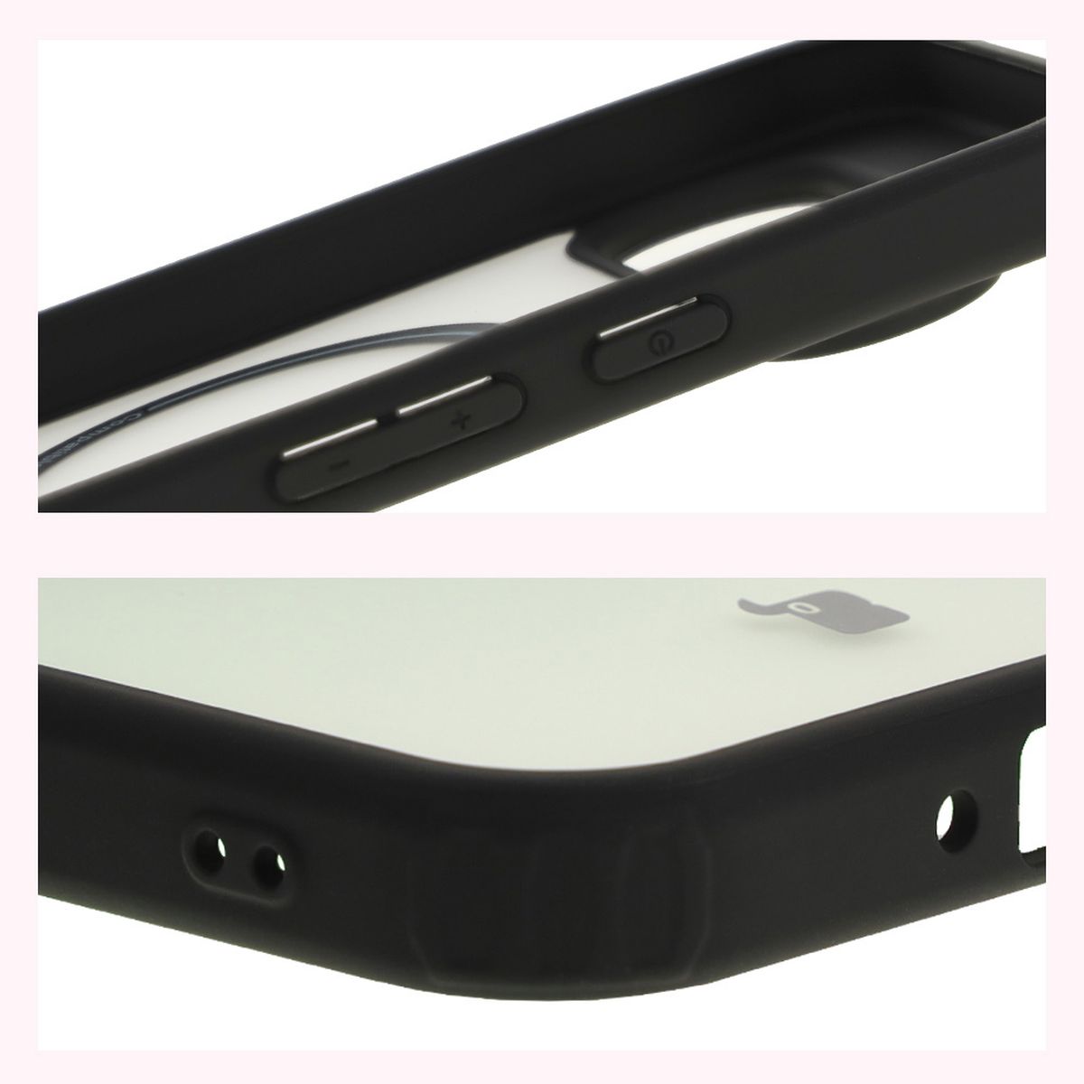 Wzmocnione narożniki i podwyższone ranty ekranu w etui Bizon Case MatteO