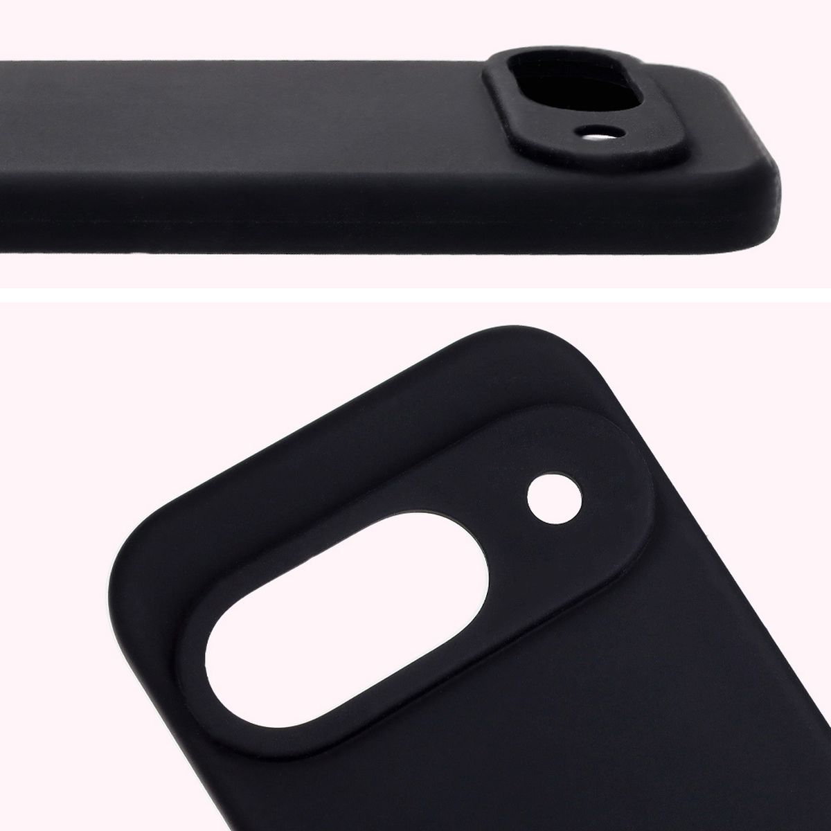 Close-up of lens cutouts in Bizon Soft Case