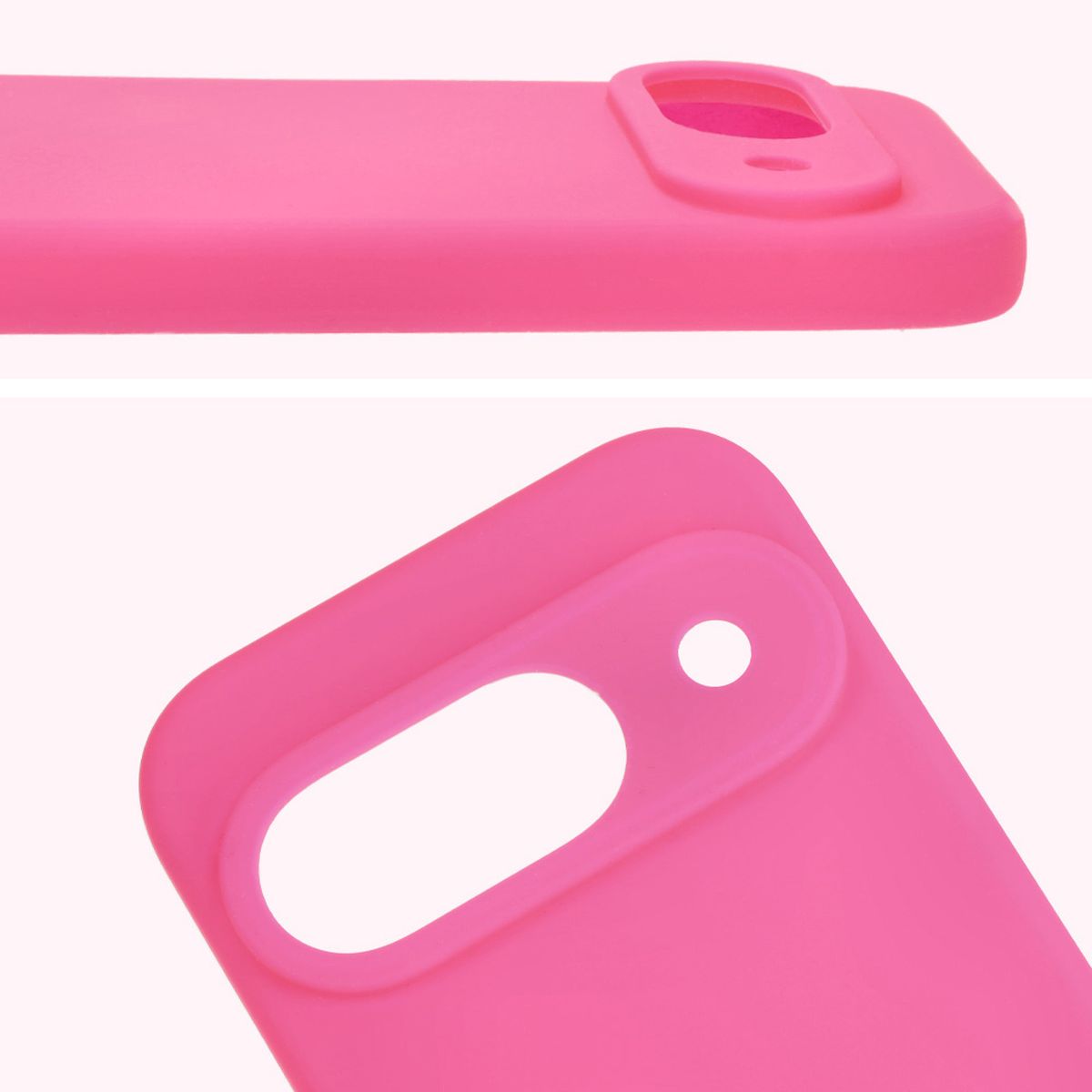 Close-up of lens cutouts in Bizon Soft Case