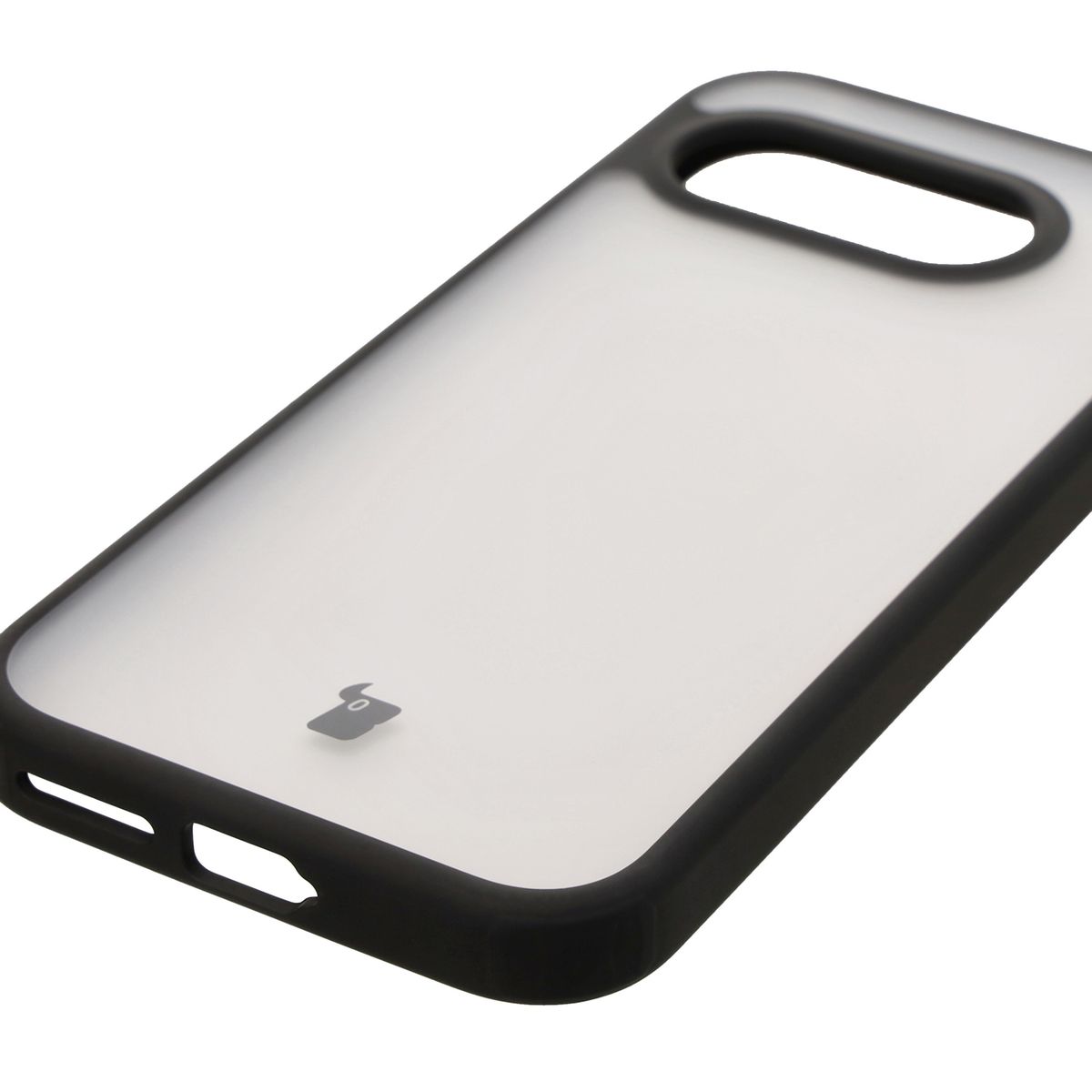 Integrierte Tasten, Ausschnitte und hybrides Material im Etui Bizon Case Angelo