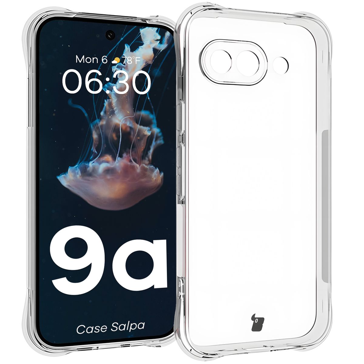Transparent Bizon Case Salpa for Google Pixel 9a