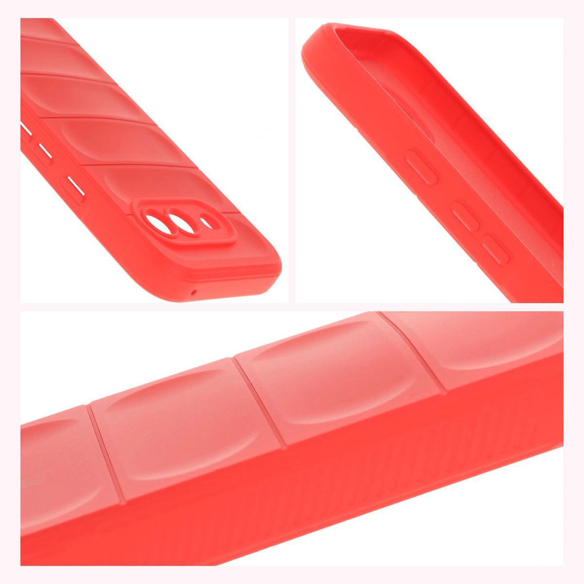 Textured sides and raised edges of the screen and camera in Bison Case Tur for Google Pixel 9a