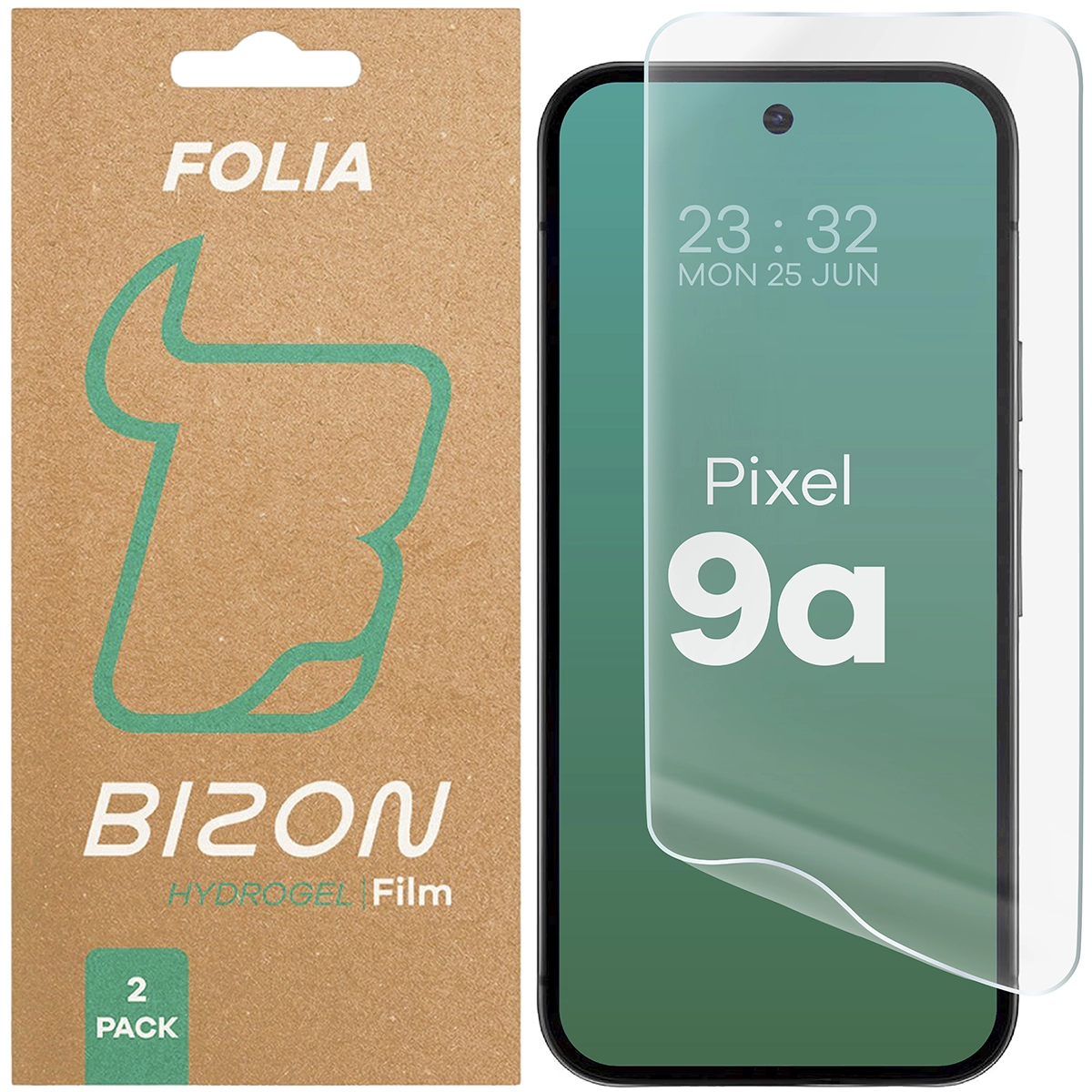 Folia hydrożelowa na ekran Bizon Glass Hydrogel Front do Google Pixel 9a