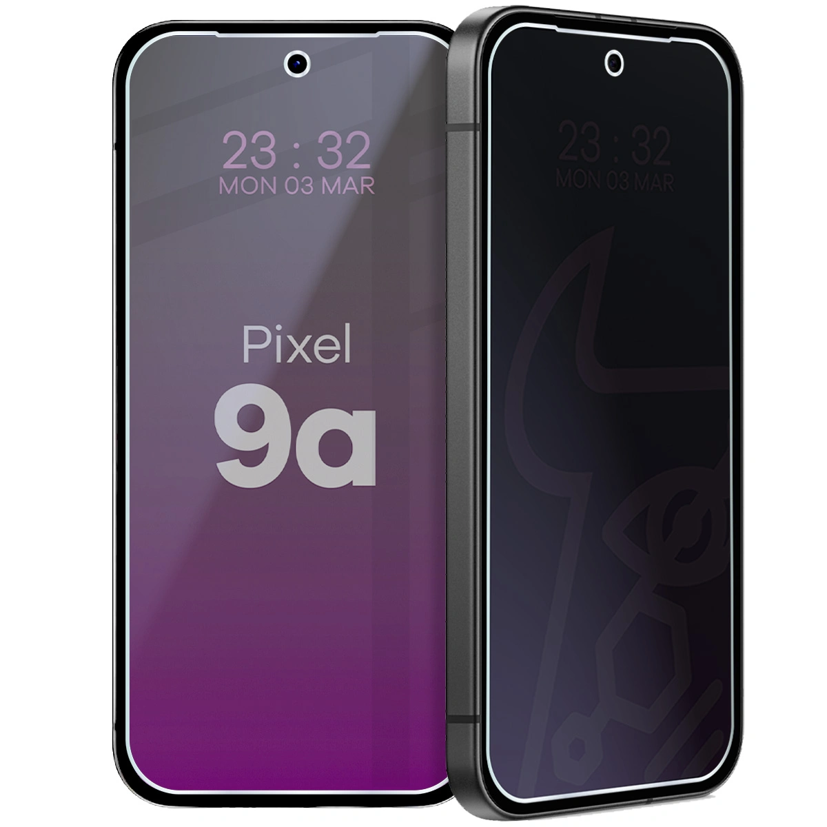 Szkło hybrydowe prywatyzujące Bizon Glass Mule Shadow do Pixel 9a