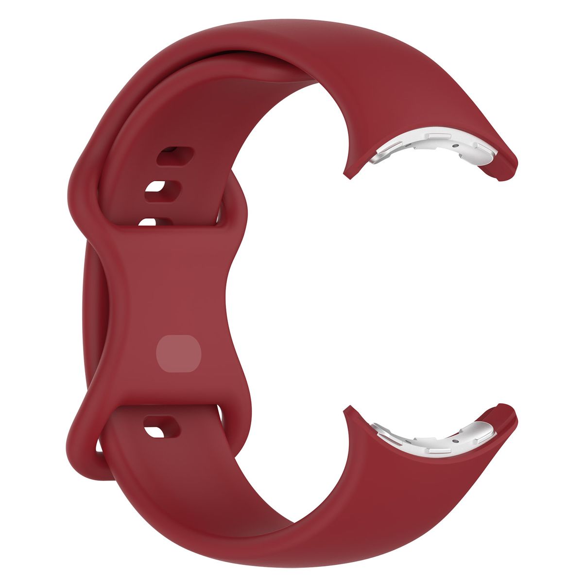 Silikonarmband Bizon Strap Watch Silicone von hinten gezeigt