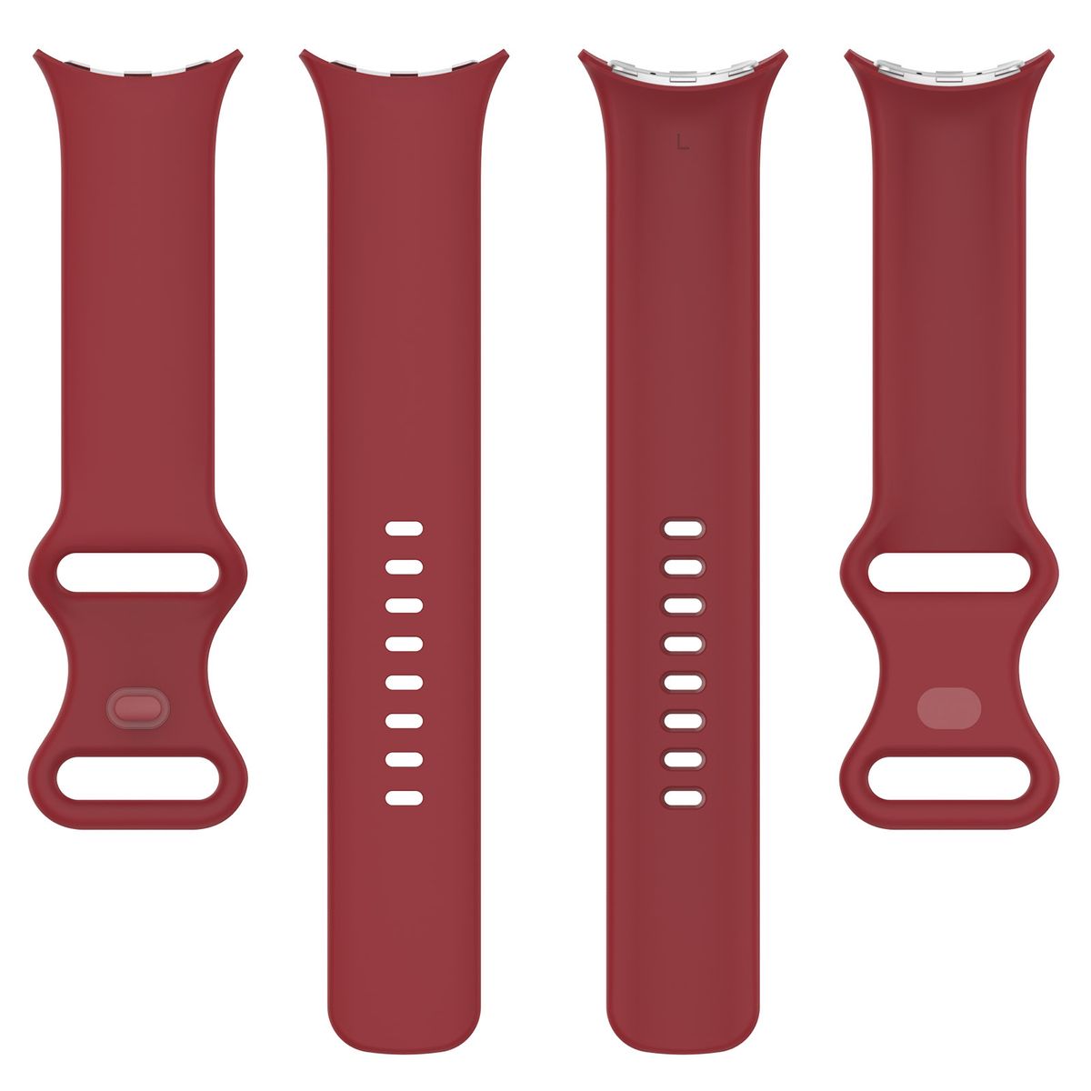 Metallverbindungen des Silikonarmbands Bizon Strap Watch Silicone