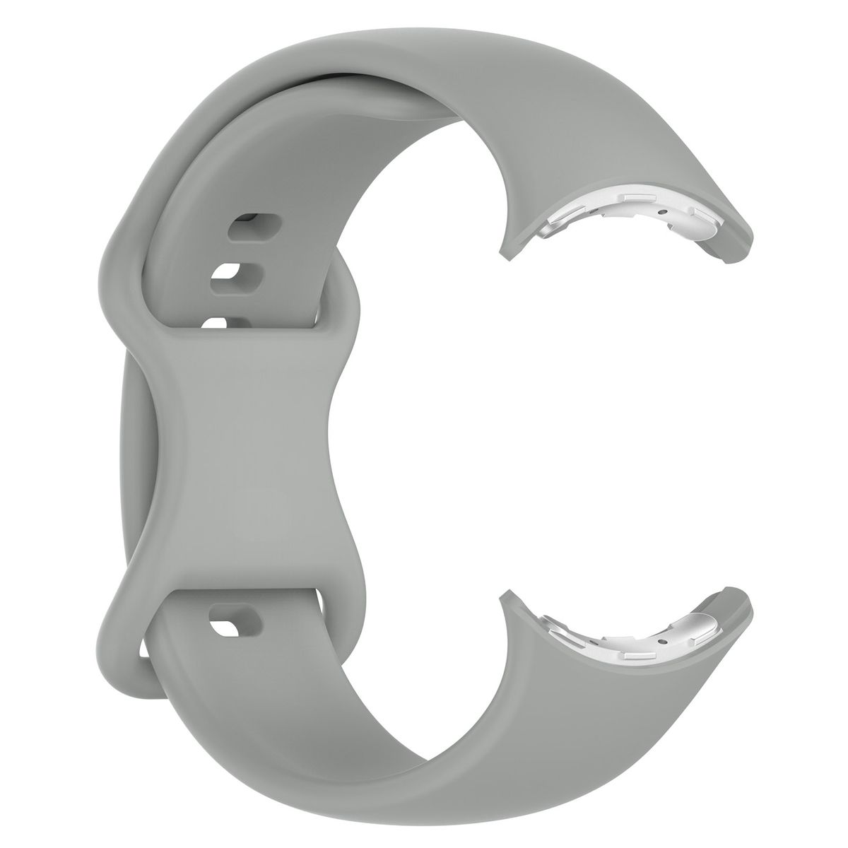 Silikonband Bizon Strap Watch Silicone von hinten gezeigt