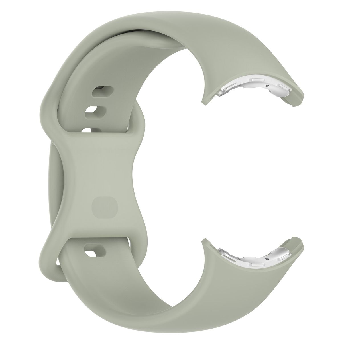 Silikonarmband Bizon Strap Watch Silicone von hinten gezeigt