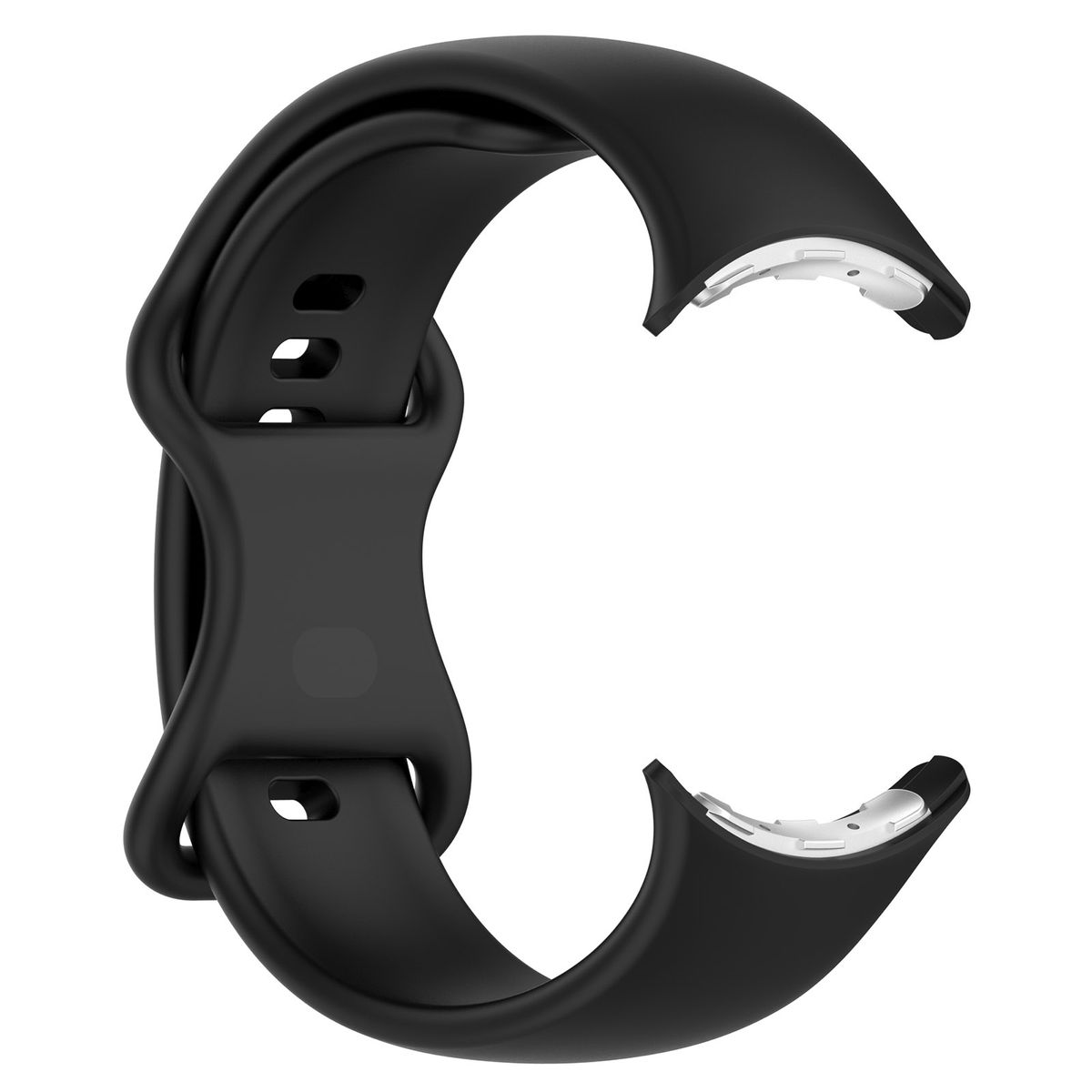 Silikonarmband Bizon Strap Watch Silicone von hinten gezeigt