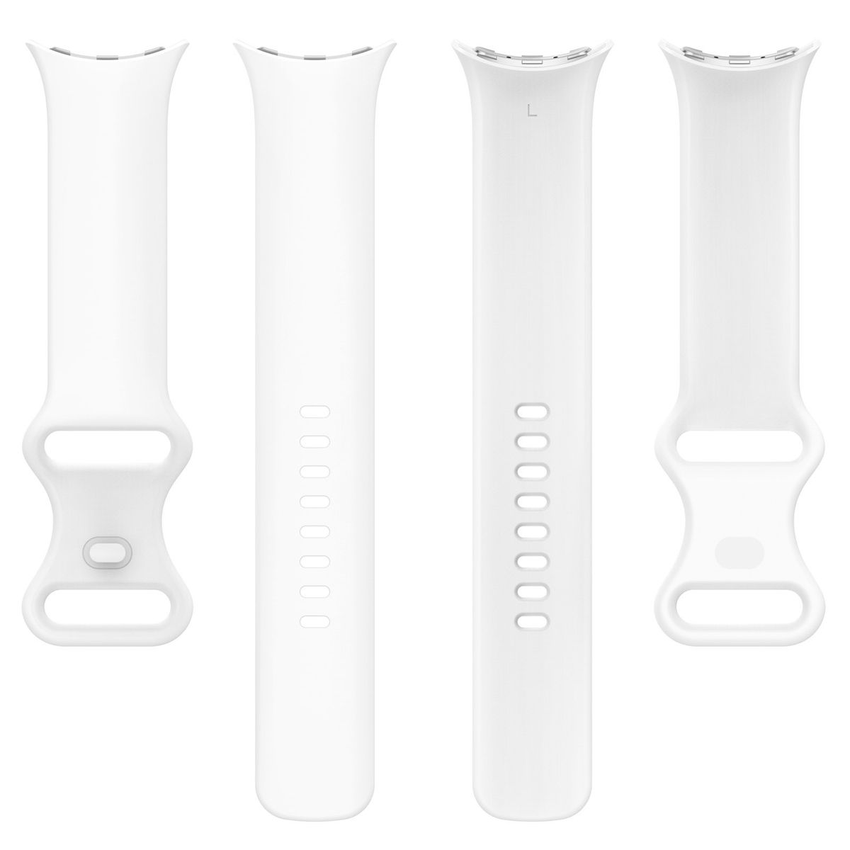 Conectările metalice ale curelei din silicon Bizon Strap Watch Silicone