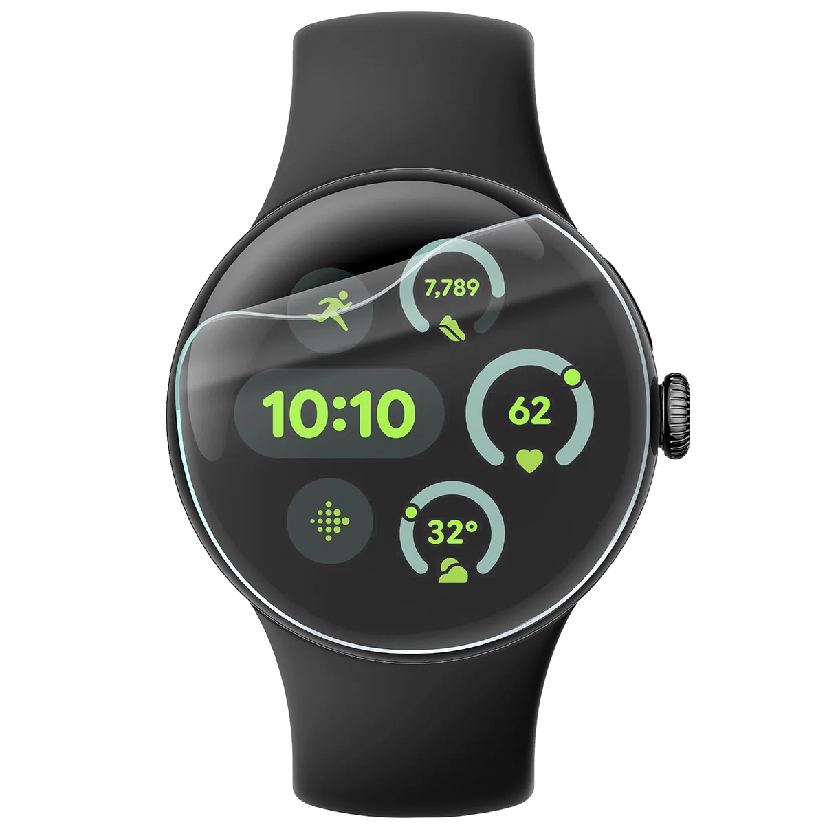 Folia hydrożelowa Bizon Watch Film HydroFlex do Google Pixel Watch 3 45 mm na zegarku