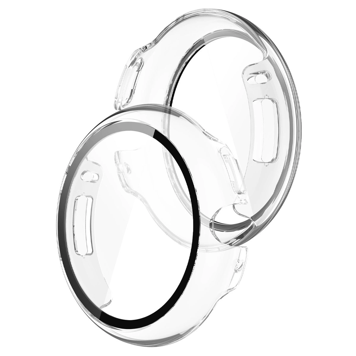 Case with built-in glass Bizon Case+Glass Watch for Google Pixel Watch 4 41 mm