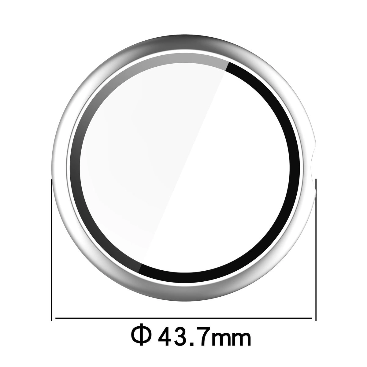 Dimensions of the Bizon Case+Glass Watch for Google Pixel Watch 4 41 mm