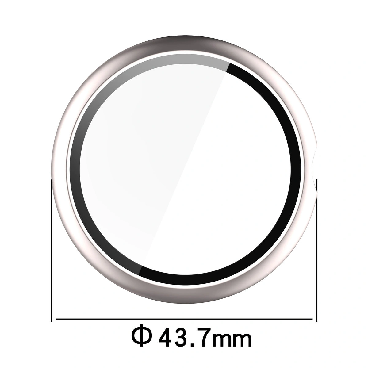 Dimensions of the Bizon Case+Glass Watch for Google Pixel Watch 4 41 mm