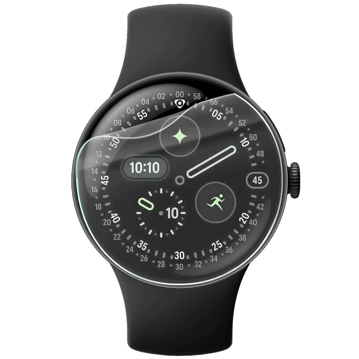 Folia hydrożelowa Bizon Watch Film HydroFlex do Google Pixel Watch 4 41 mm na zegarku