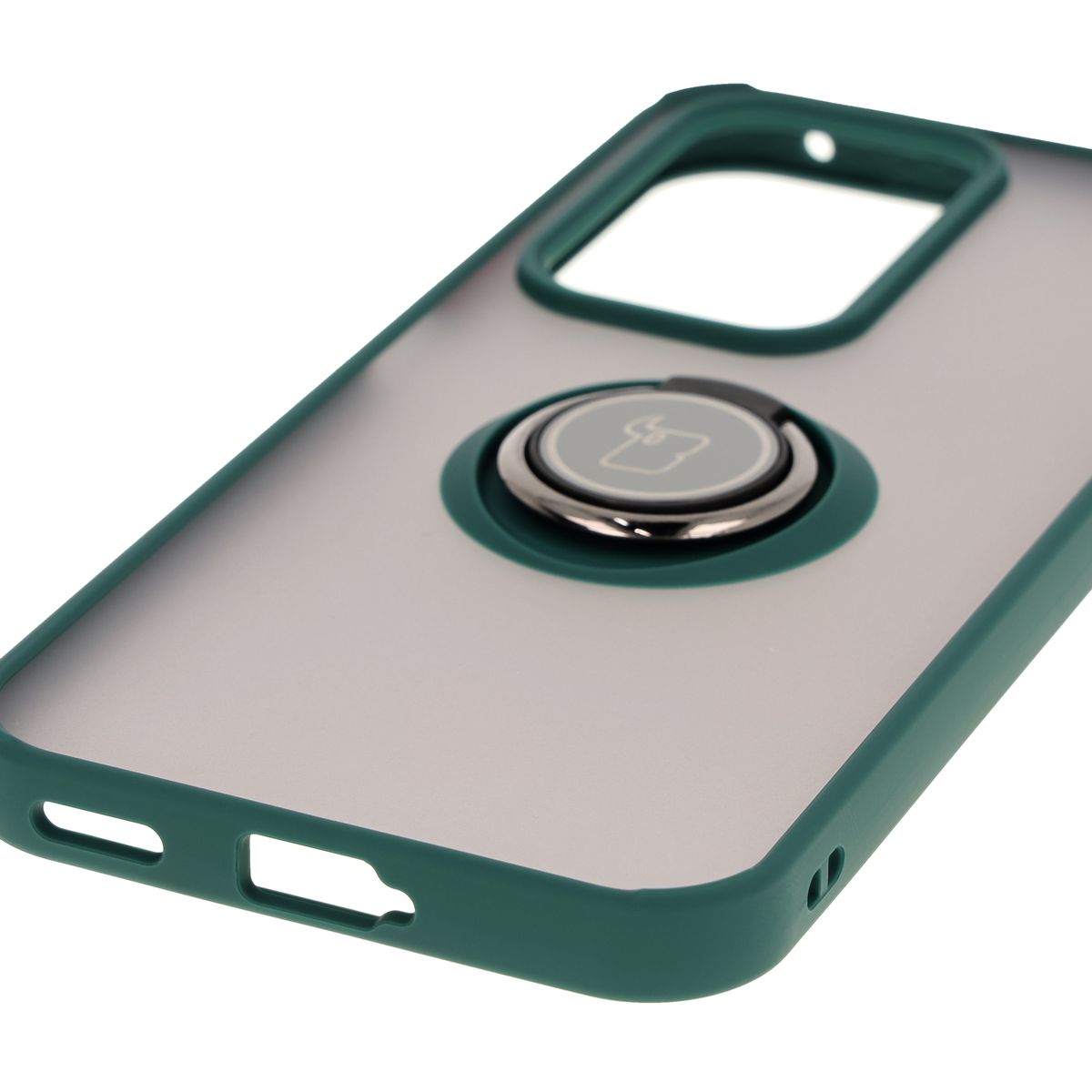 Precise cutouts, integrated covers, and cutout for lanyard in Bizon Case Hybrid Ring