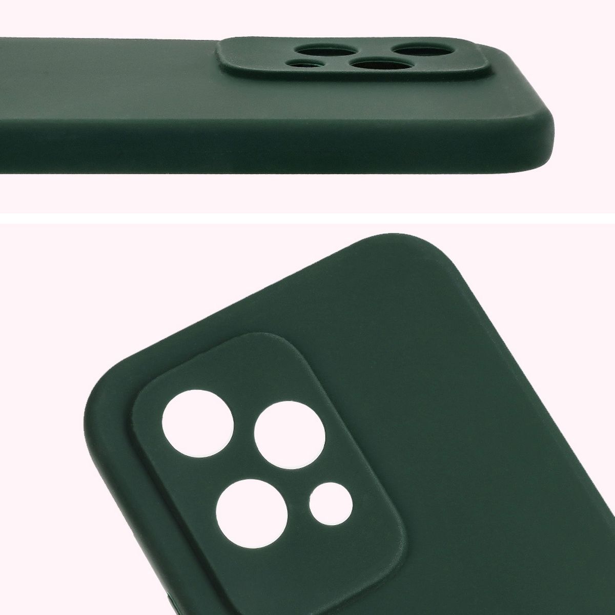 Close-up of lens cutouts in Bizon Soft Case