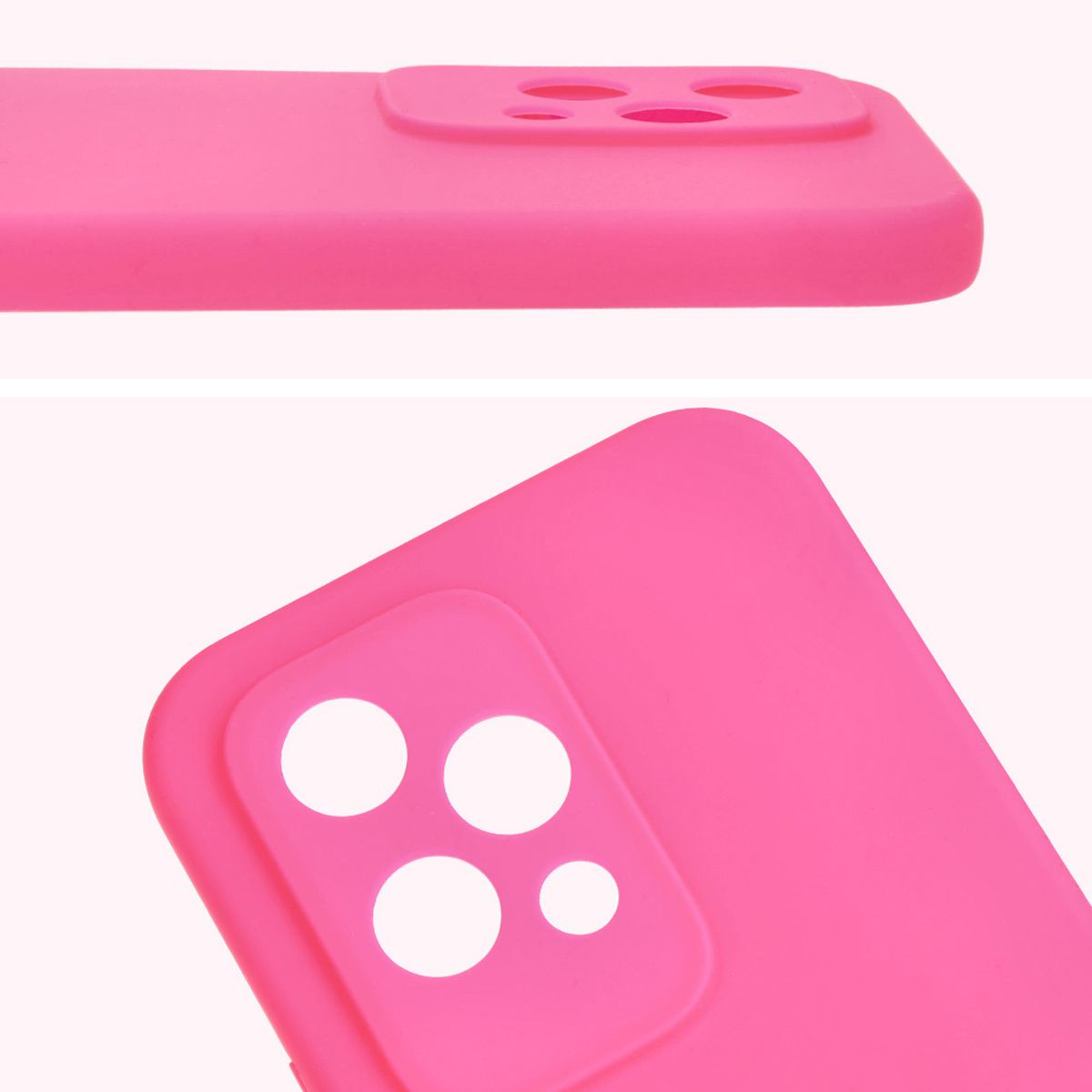 Close-up of lens cutouts in Bizon Soft Case