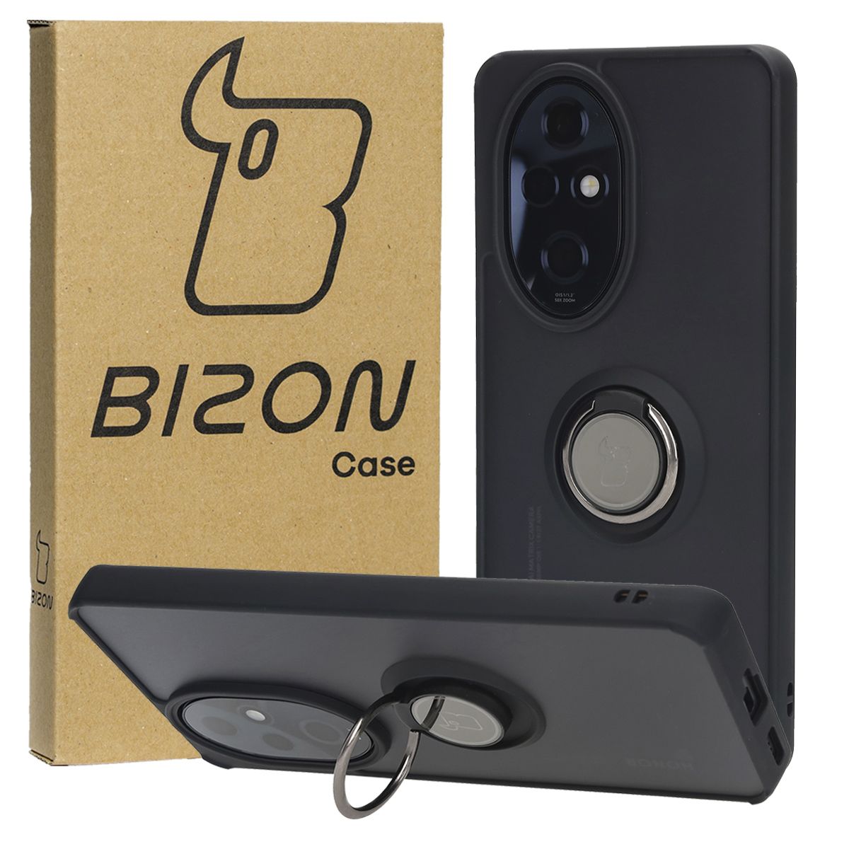 Fingerhalter-Hülle Bizon Case Hybrid Ring für Honor 200 Pro