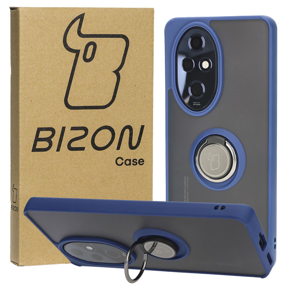 Finger grip case Bizon Case Hybrid Ring for Honor 200 Pro