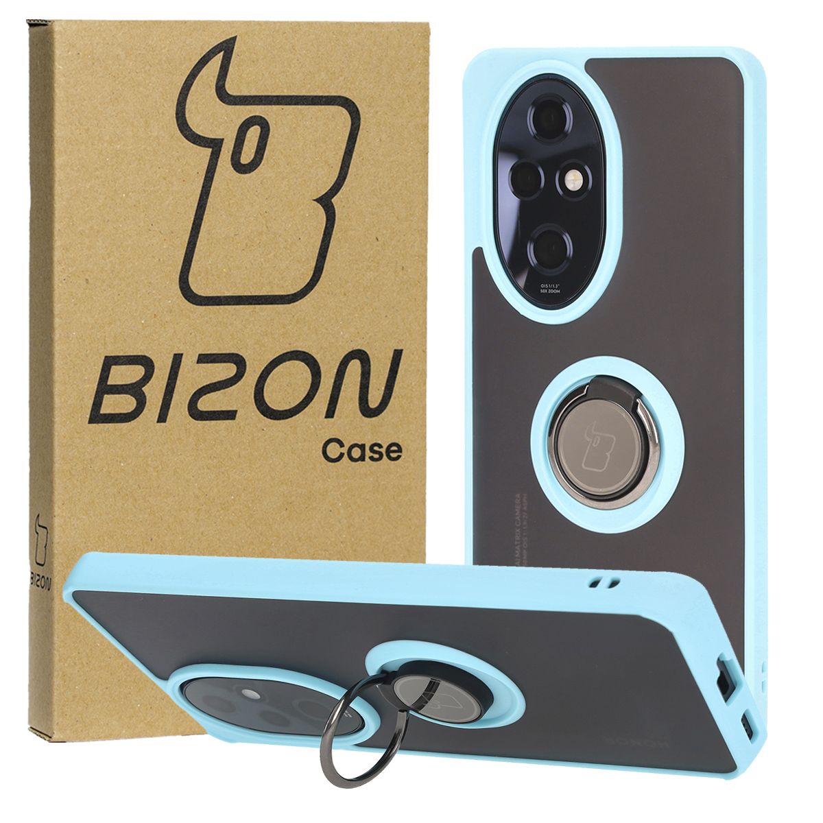 Fingerhalter-Hülle Bizon Case Hybrid Ring für Honor 200 Pro