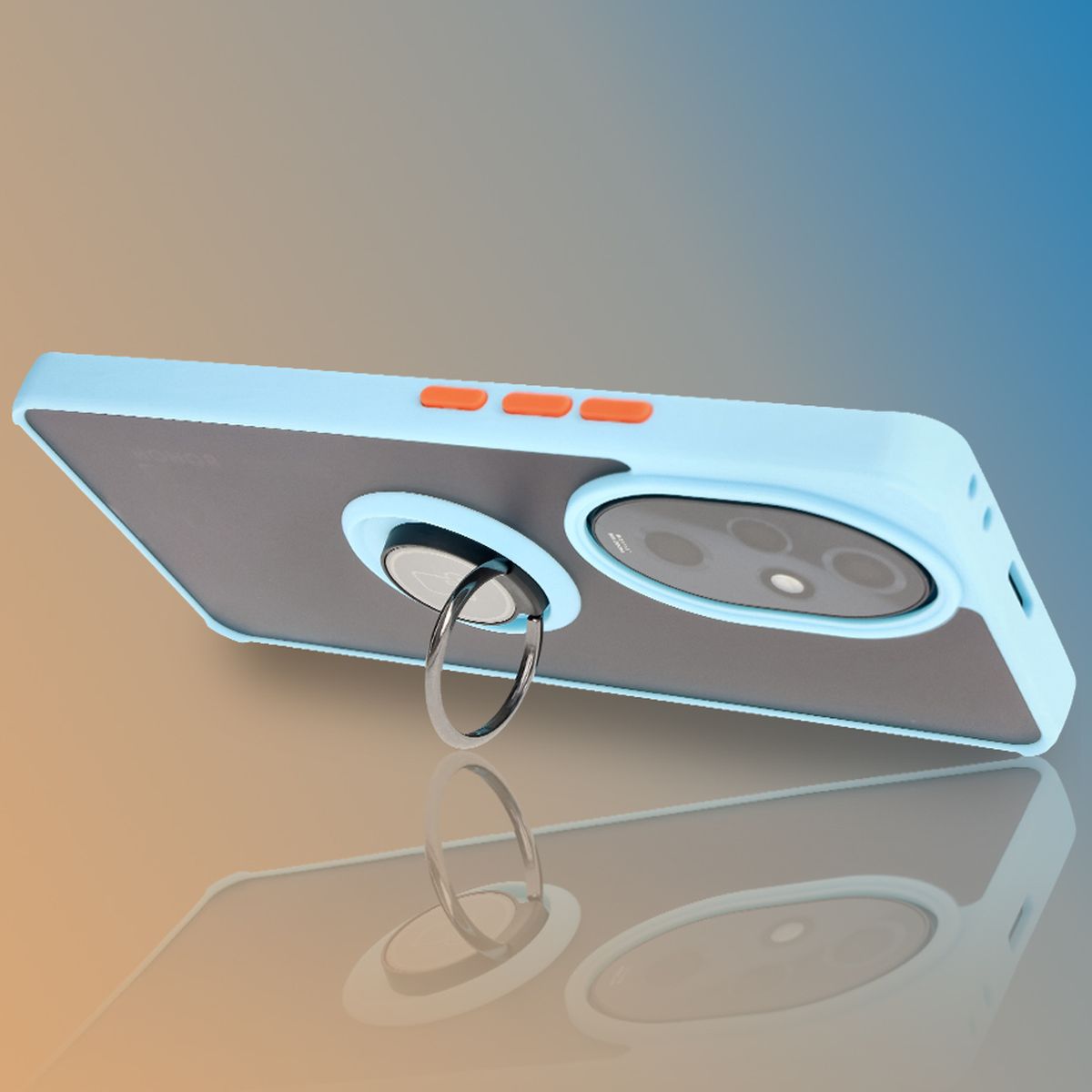 Halter als Ständer in der Bizon Hybrid Ring Hülle