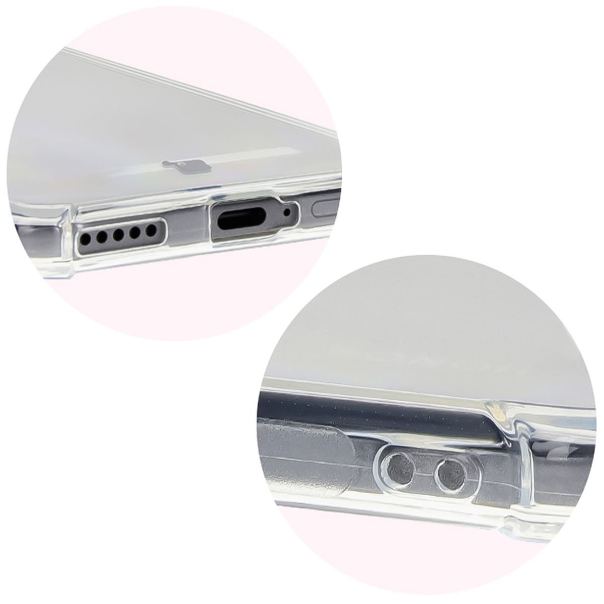 Full cutout and raised edges for the camera in Bizon Case Salpa