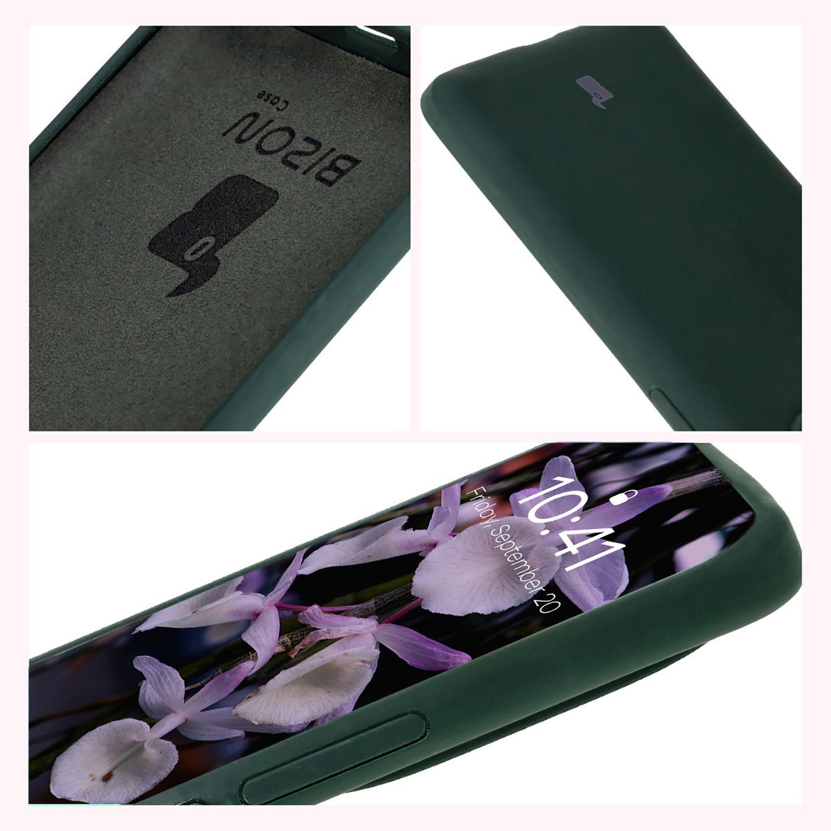 Bizon Soft Case construction: integrated covers, raised edges, and microfiber padding