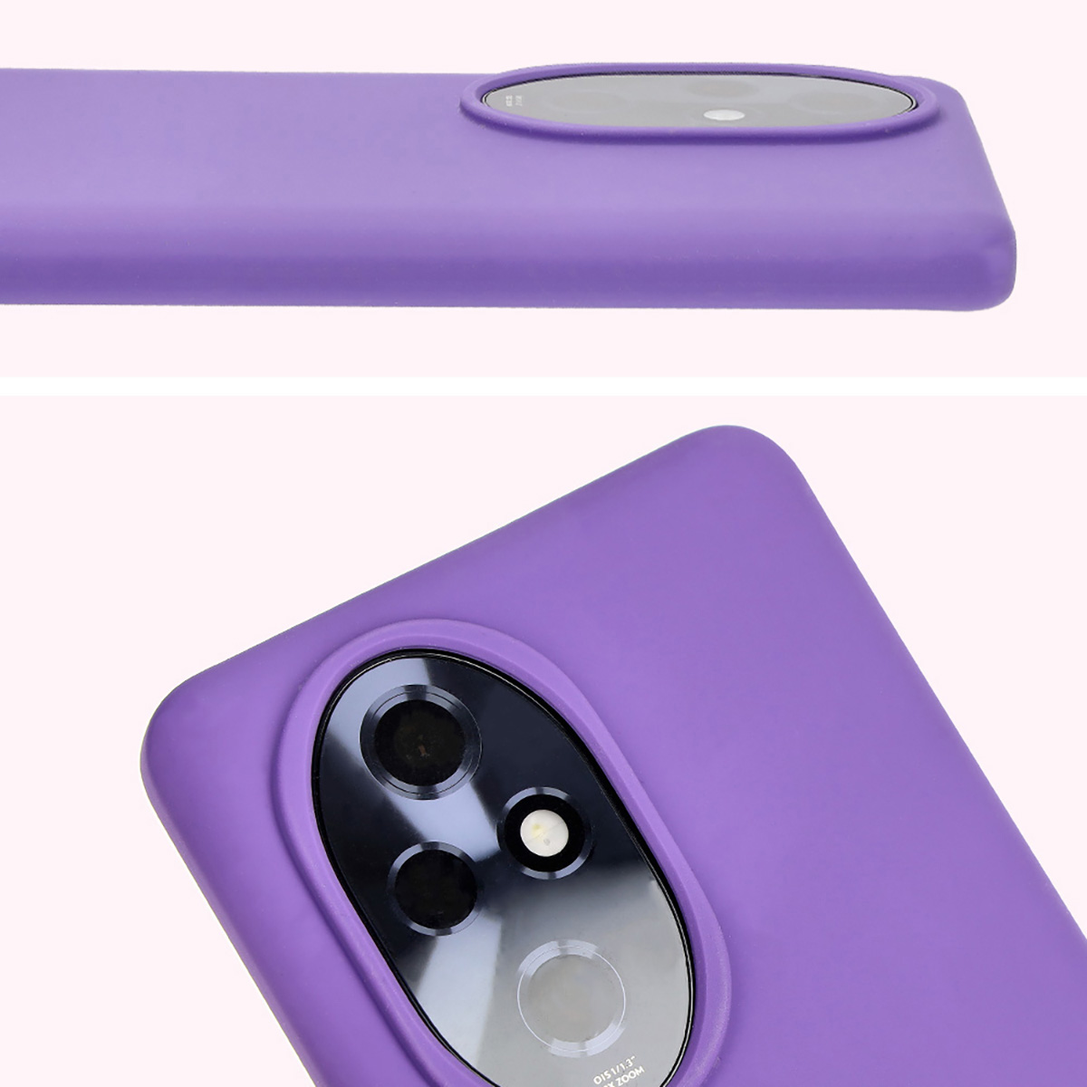 Close-up of the lens cutout in Bizon Soft Case
