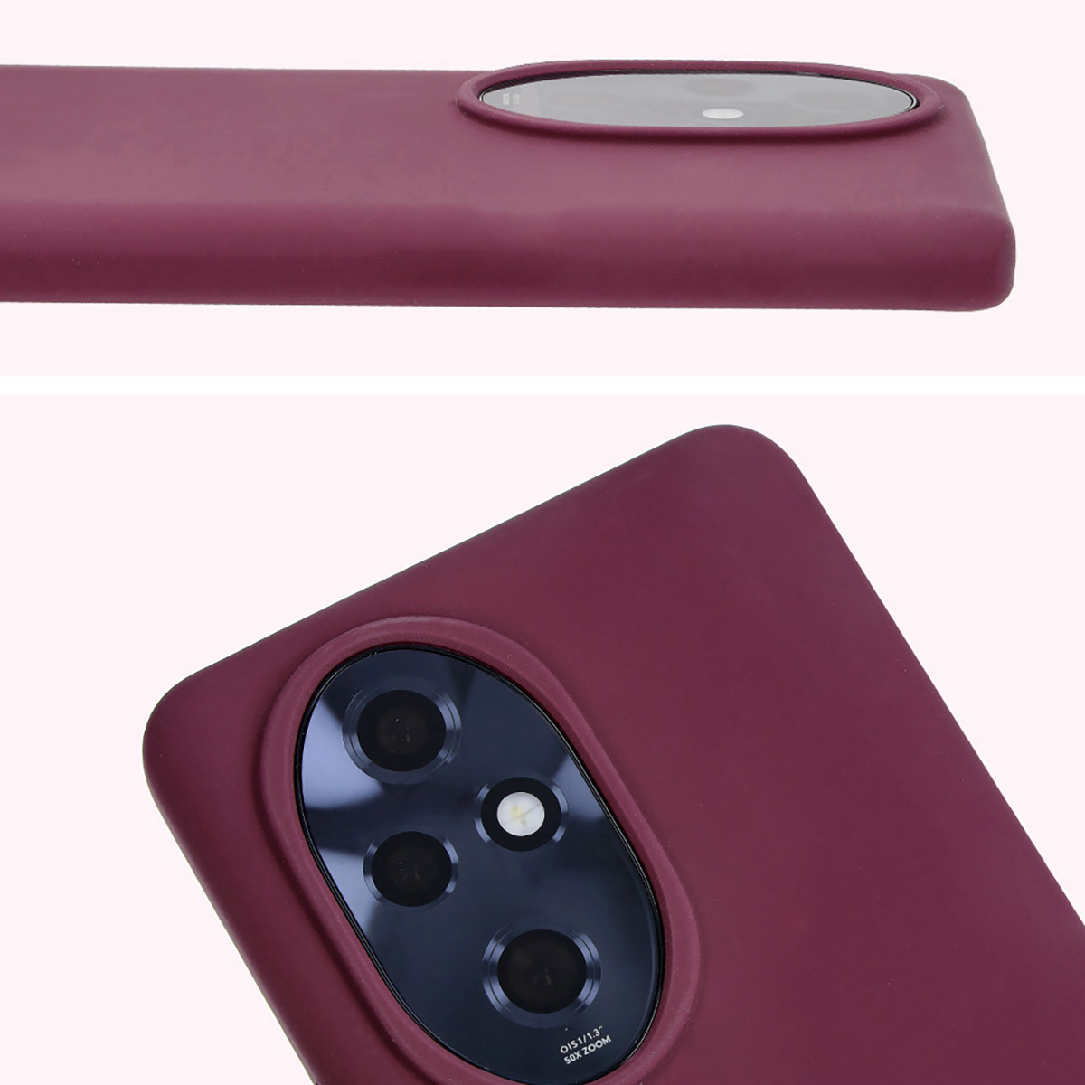 Close-up of the lens cutout in the Bizon Soft Case