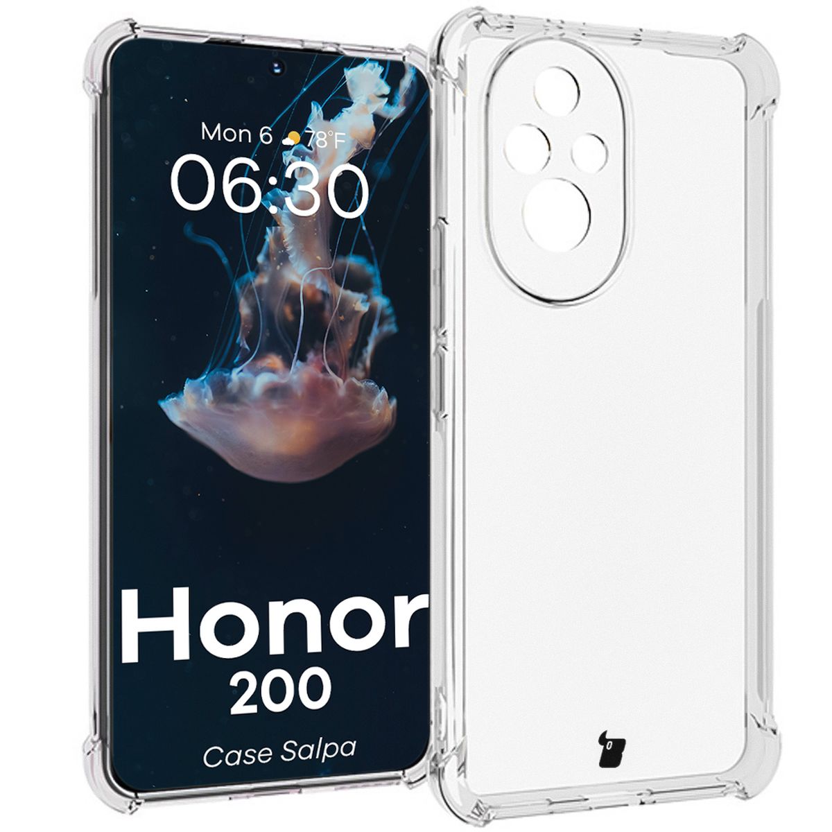 Przezroczyste etui Bizon Case Salpa do Honor 200