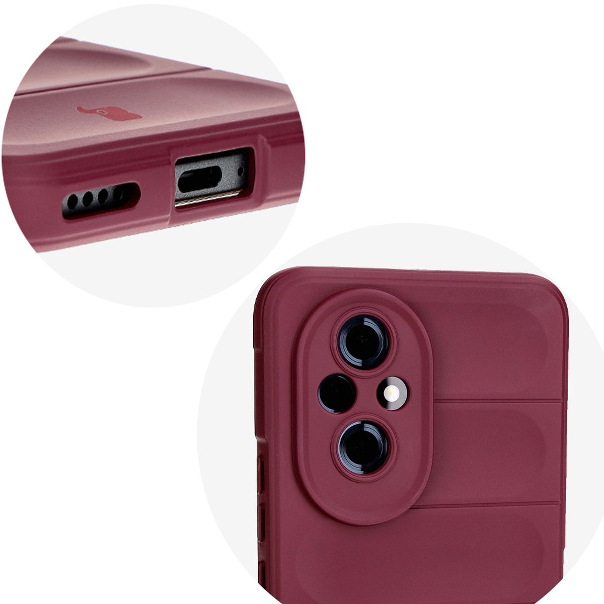 Präzise Ausschnitte und Kompatibilität mit induktivem Laden im Bizon Case Tur Etui