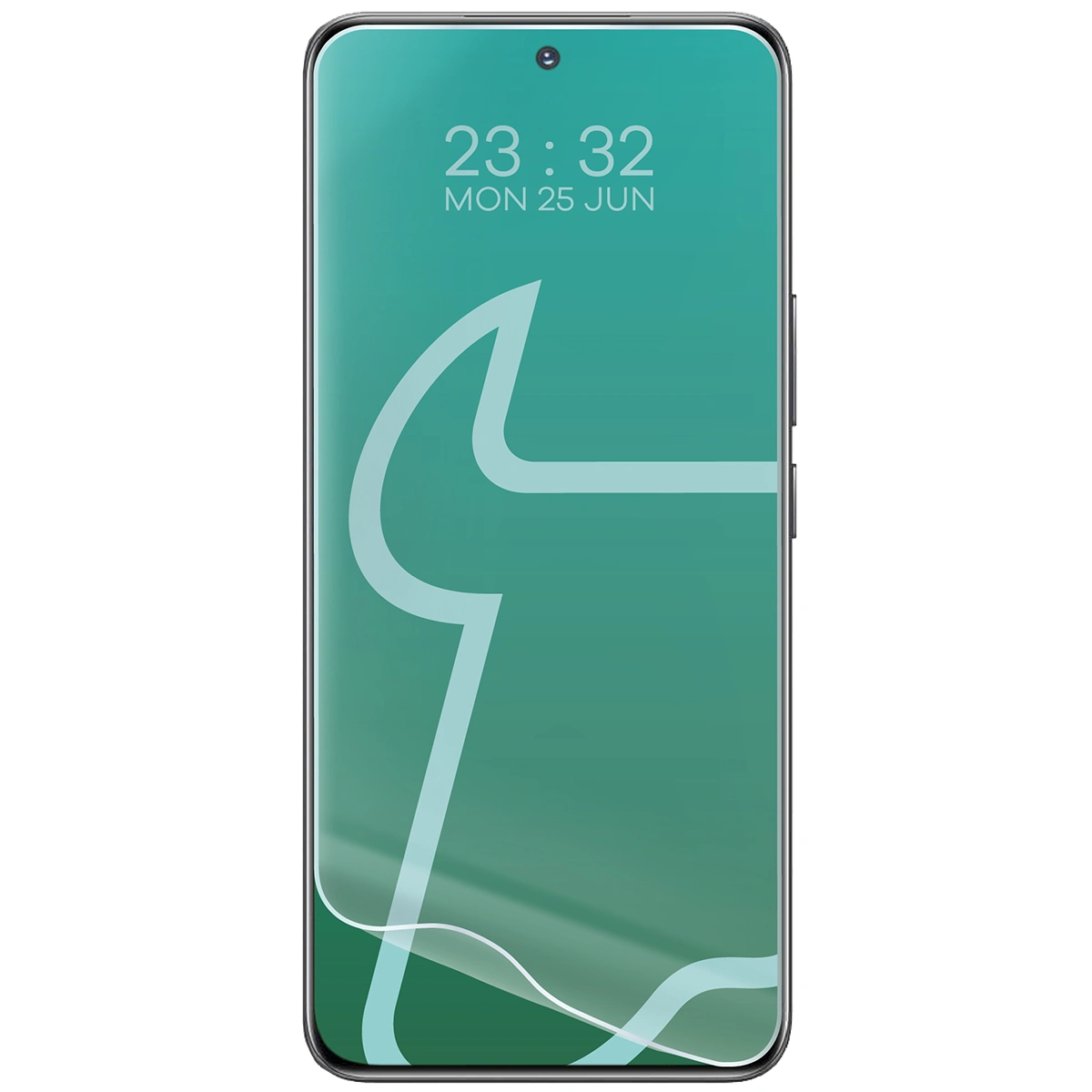 Folia hydrożelowa do Honor 200 obok telefonu