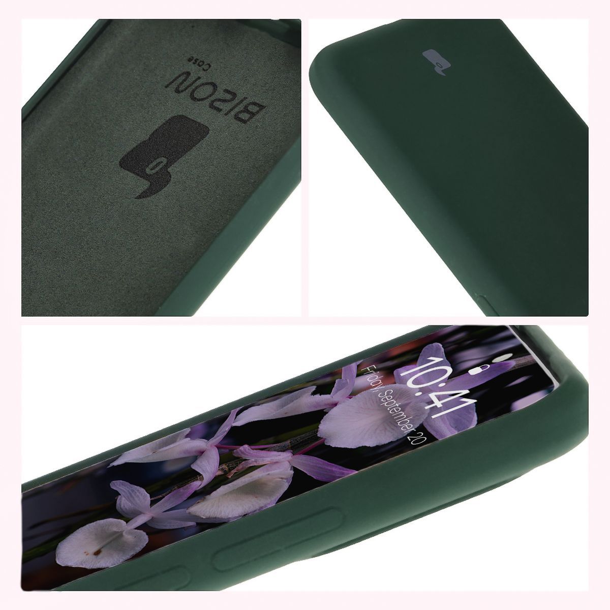 Konstruktion der Bizon Soft Case: integrierte Abdeckungen, erhöhte Kanten und Mikrofaserpolsterung