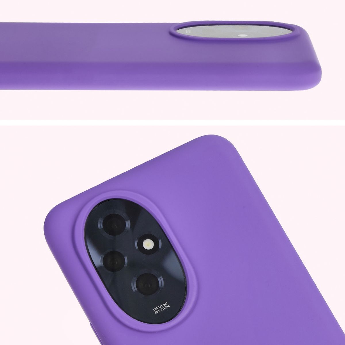 Nahaufnahme des Ausschnitts für die Objektive in der Bizon Soft Case