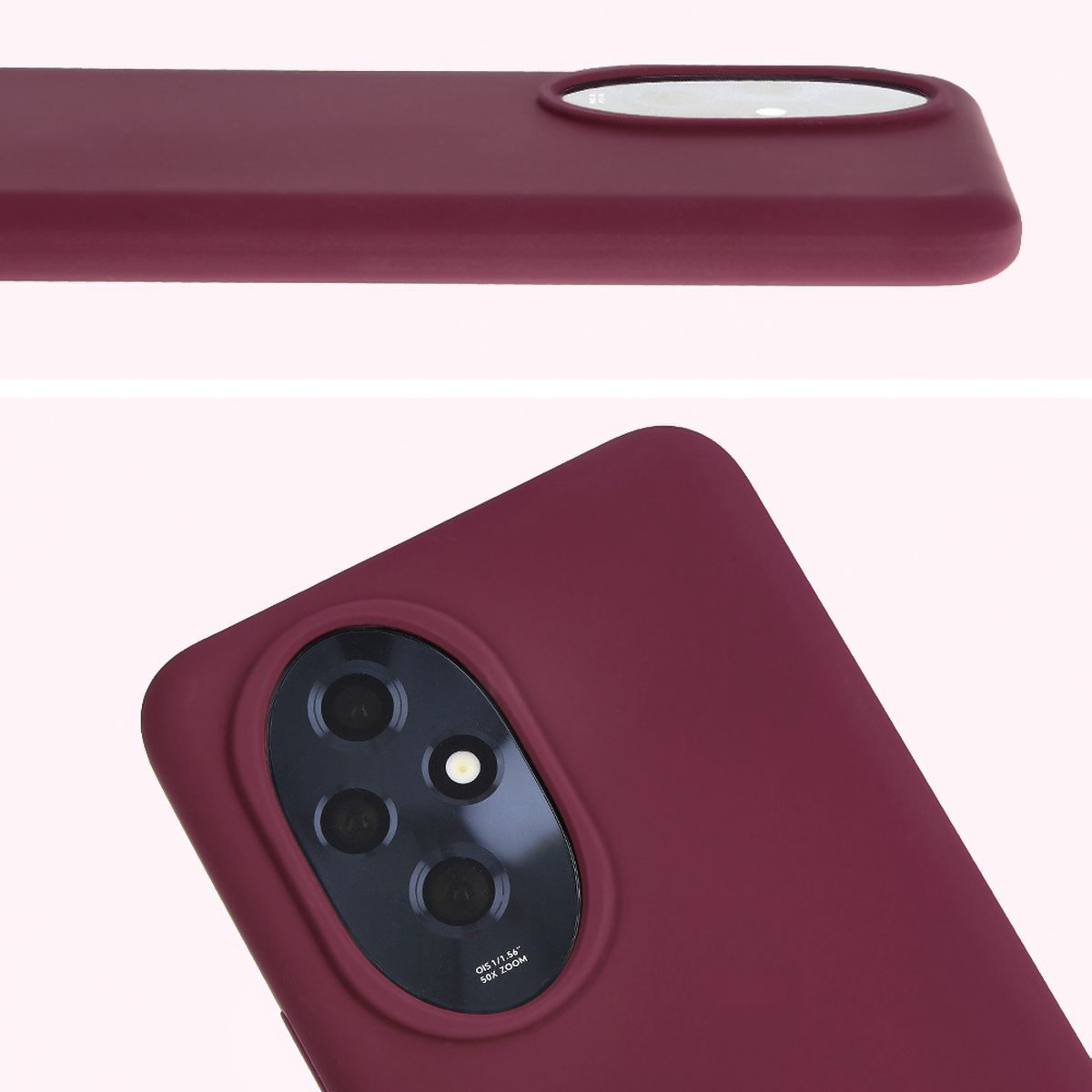 Nahaufnahme der Aussparung für die Linsen in der Bizon Soft Case-Hülle