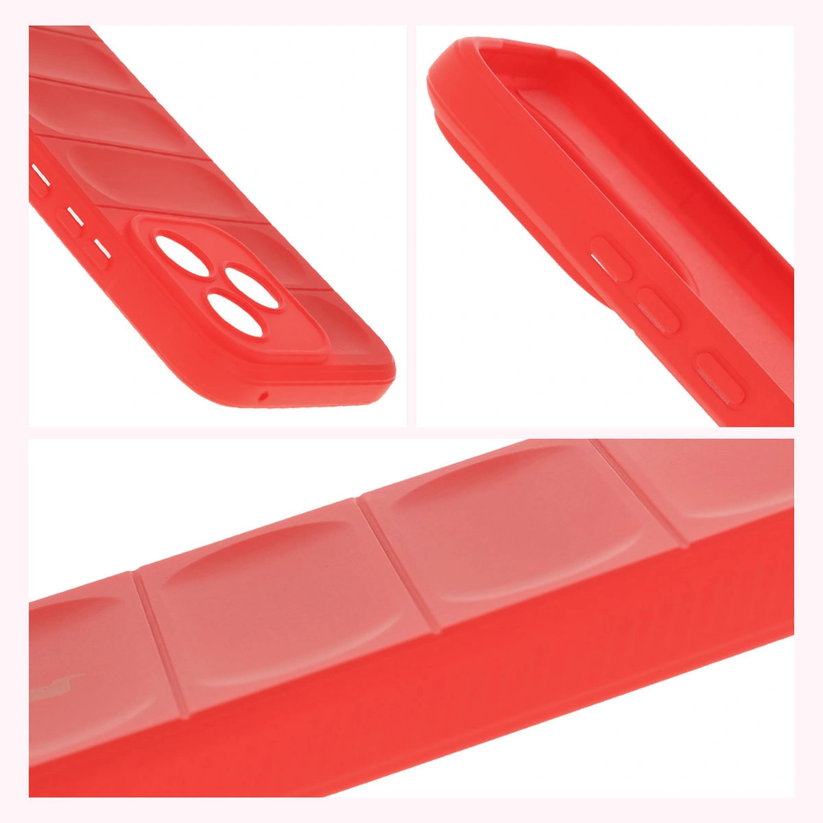 Textured sides and raised edges for the screen and camera in the Bison Case Tur for Honor 400 Lite 5G