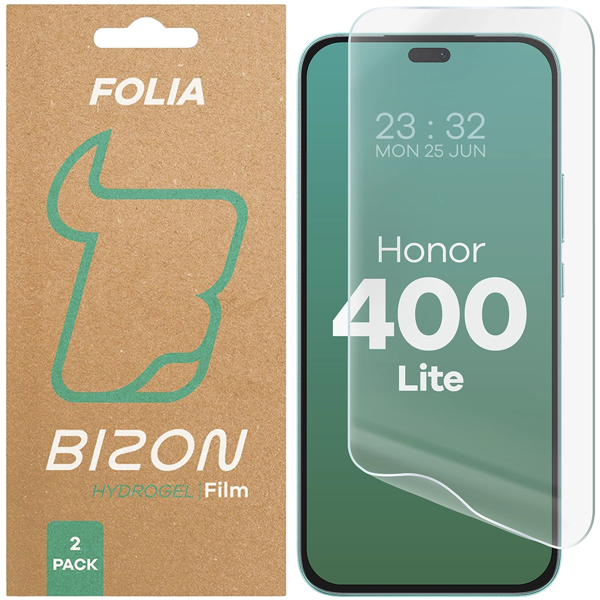 Folia hydrożelowa na ekran Bizon Glass Hydrogel Front do Honor 400 Lite 5G