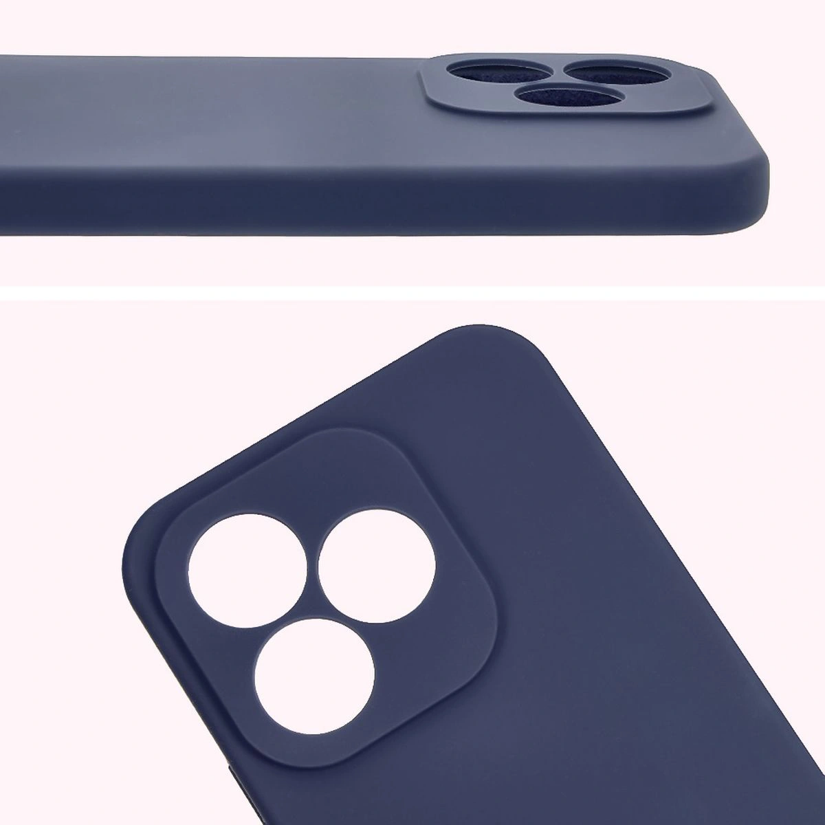 Nahaufnahme der Aussparungen für Linsen in der Bizon Soft Case für das Honor 400 Lite 5G