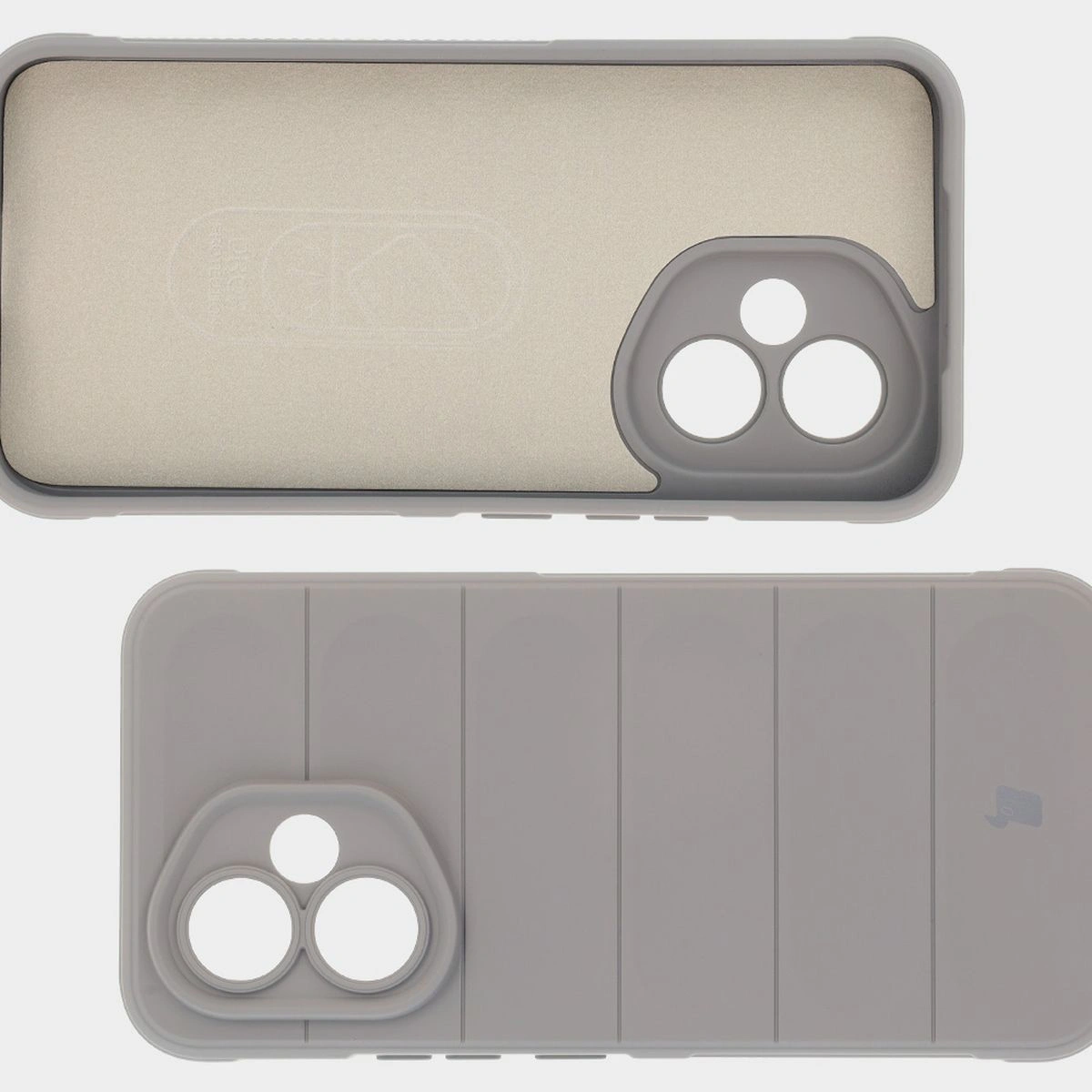 Wyściółka z mikrofibry, wyżłobienia na pleckach i wzmocnione narożniki w etui Bizon Case Tur do Honor 400 5G