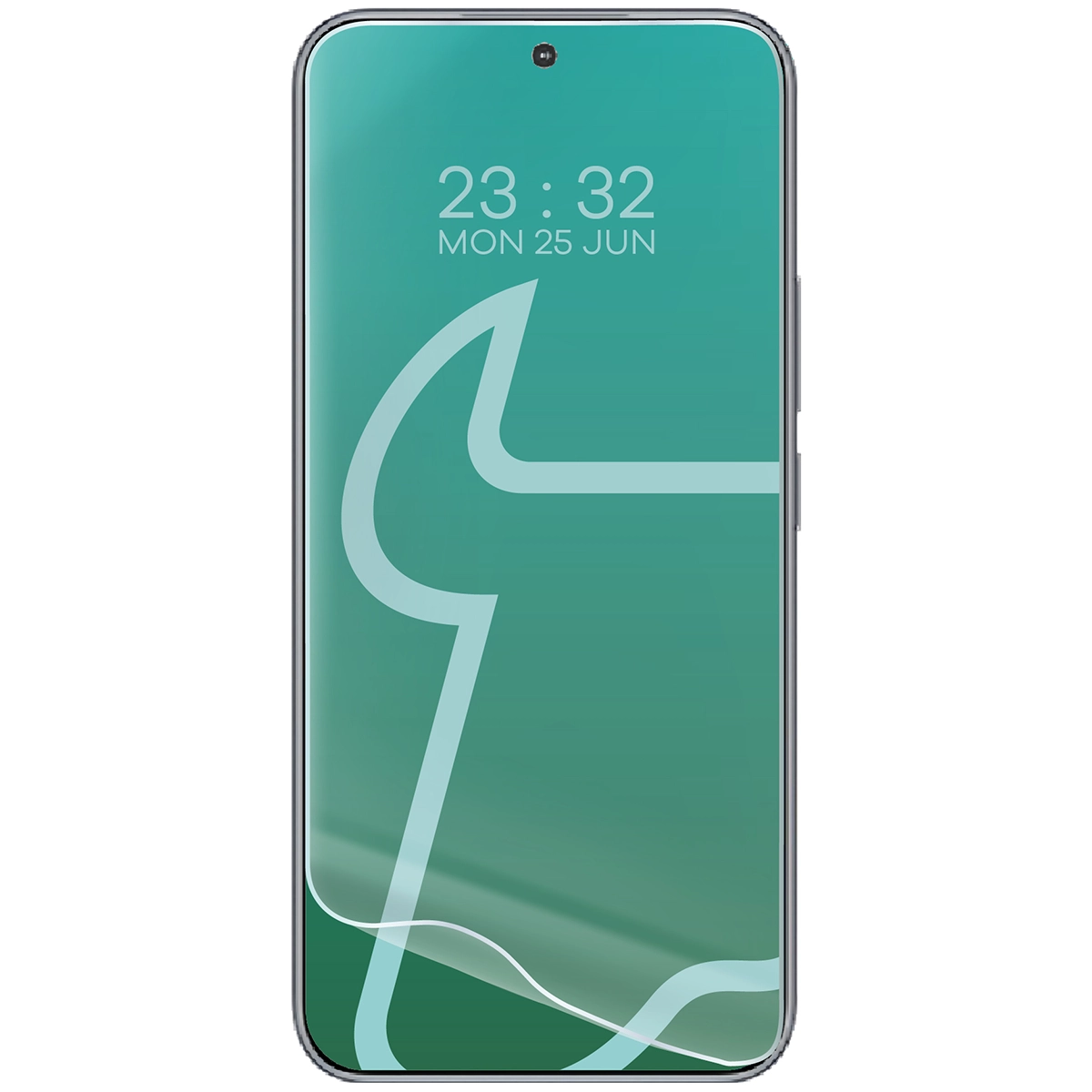 Folia hydrożelowa do Honor 400 5G obok telefonu