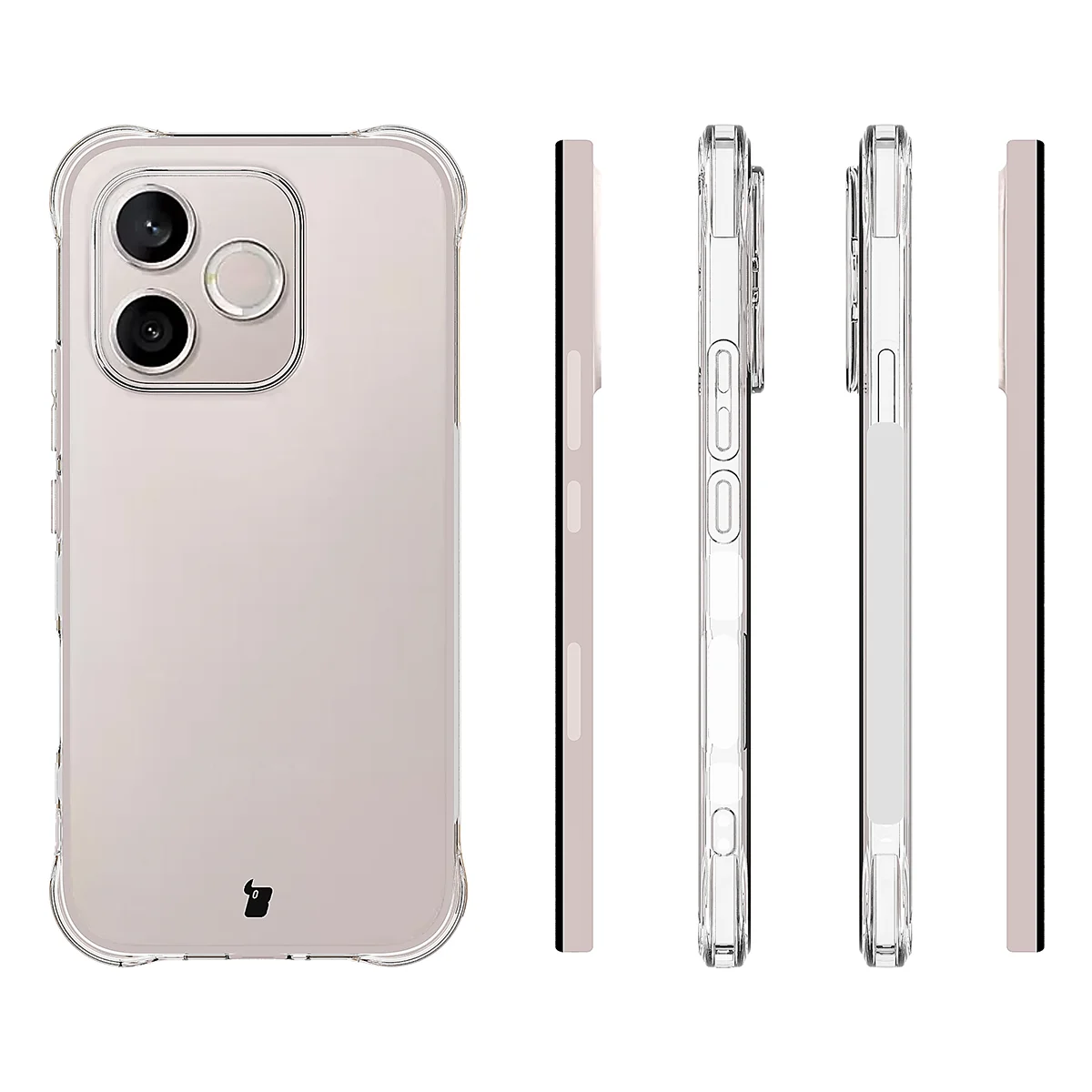 Transparent back of the Case Salpa for Honor 600 Lite 5G