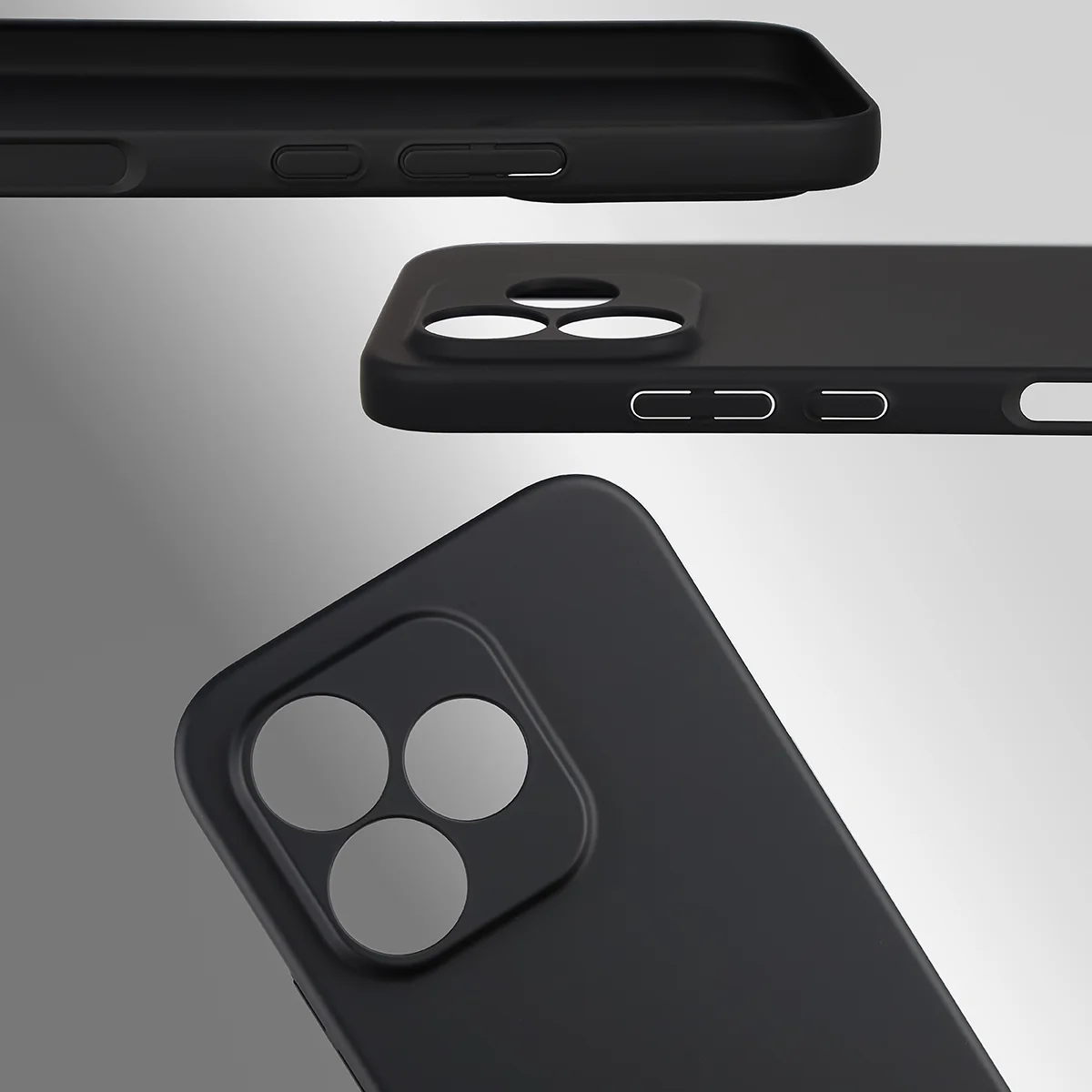 Decupaje dedicate și margini ridicate pentru cameră și ecran în etui-ul Bizon Case Łupka pentru Honor 600 Lite 5G