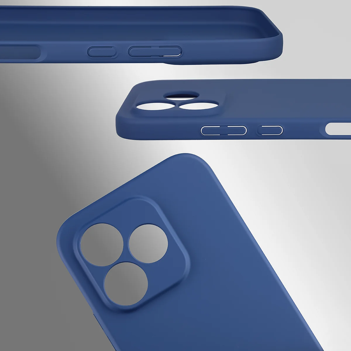 Decupaje dedicate și margini ridicate pentru cameră și ecran în etui-ul Bizon Case Łupka pentru Honor 600 Lite 5G