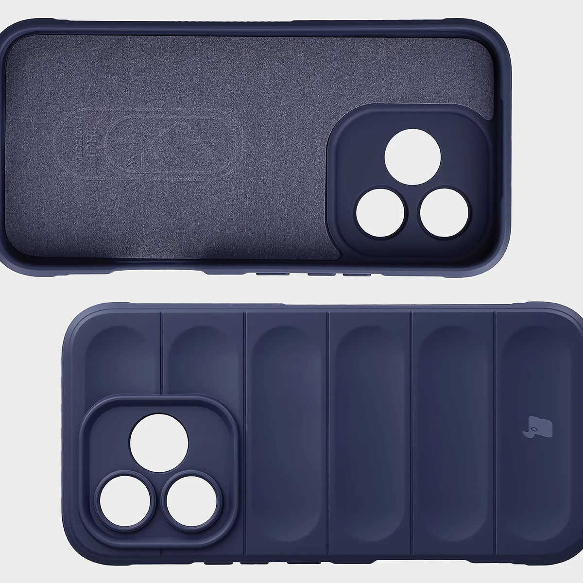 Microfiber lining, grooves on the back, and reinforced corners in the Bison Case Tur for Honor 600 Lite 5G