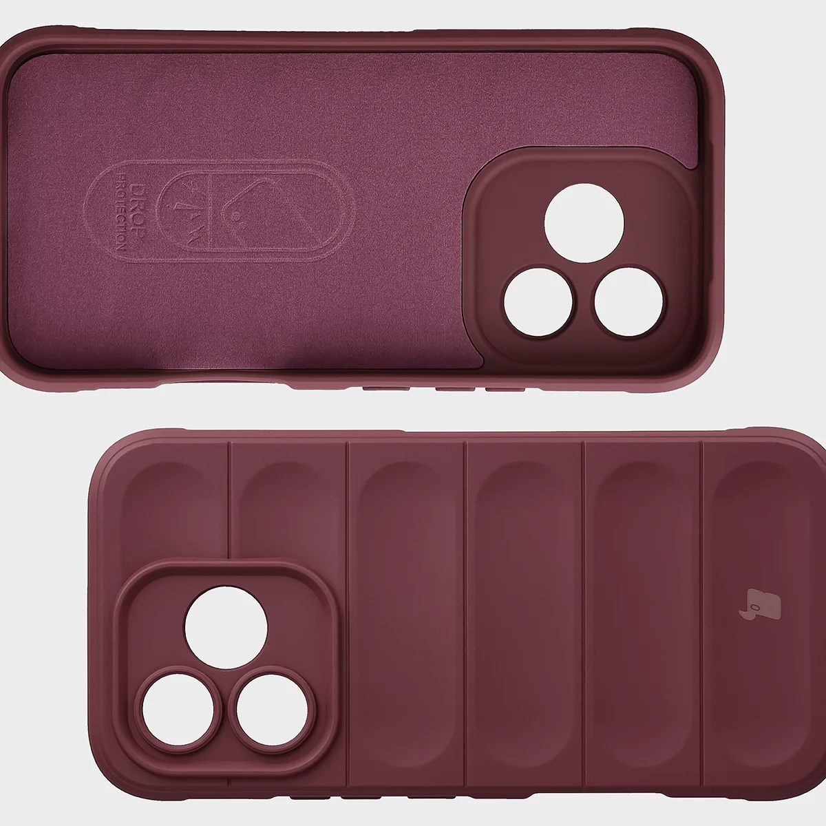 Microfiber lining, grooves on the back, and reinforced corners in the Bizon Case Tur for Honor 600 Lite 5G