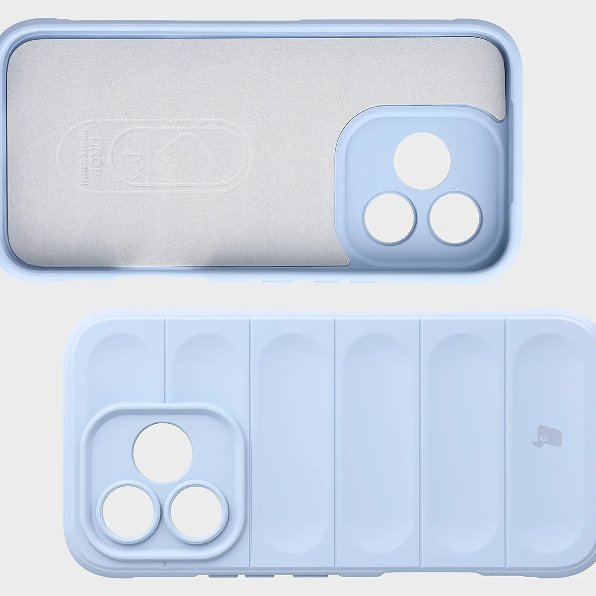 Microfiber lining, grooves on the back, and reinforced corners in the Bison Case Tur for Honor 600 Lite 5G