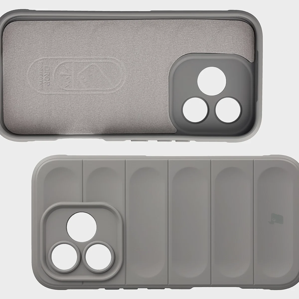Microfiber lining, grooves on the back, and reinforced corners in the Bizon Case Tur for Honor 600 Lite 5G