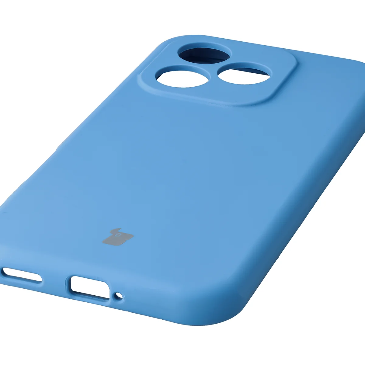 Detail na precizní výřezy a možnost bezdrátového nabíjení v obalu Bizon Soft Case pro Honor 600 Lite 5G