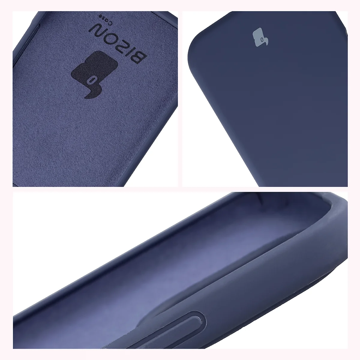 A Bizon Soft Case tok felépítése: beépített védők, megemelt szélek és mikroszálas párnázat az Honor 600 Lite 5G-hez